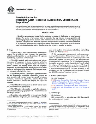 Standards PDF Cover Page