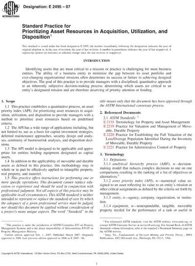 Standards PDF Cover Page