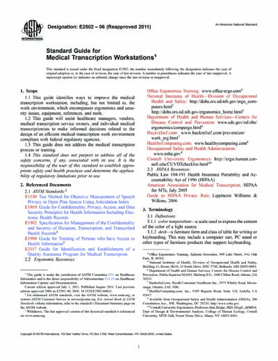 Standards PDF Cover Page