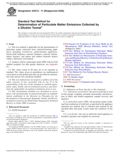 Standards PDF Cover Page