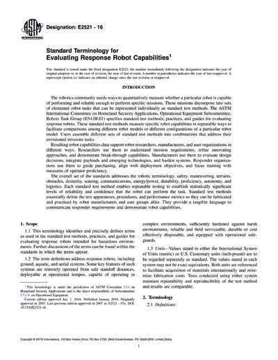 Standards PDF Cover Page