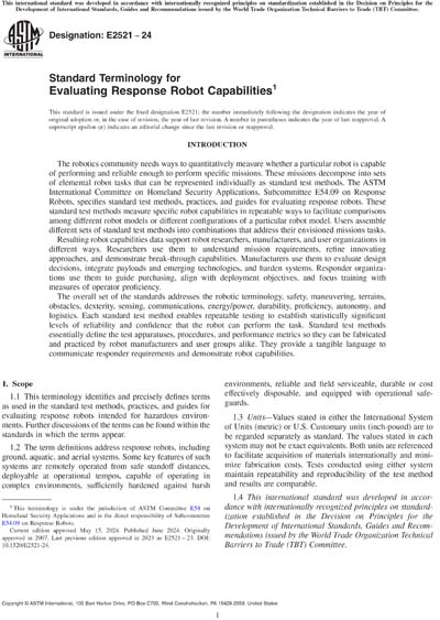 Standards PDF Cover Page