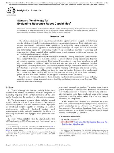Standards PDF Cover Page