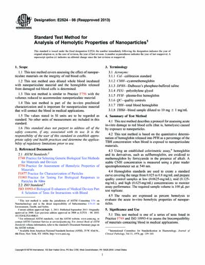Standards PDF Cover Page