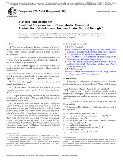 Standards PDF Cover Page