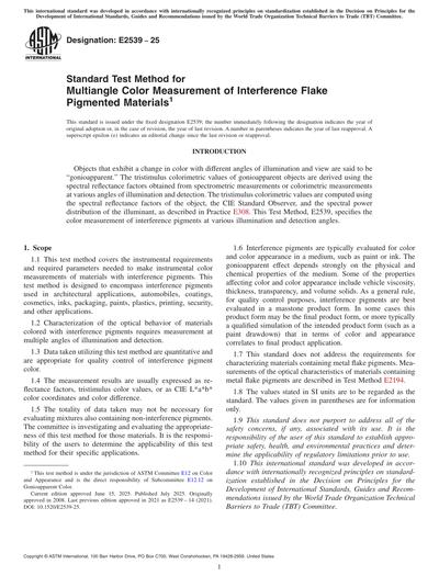 Standards PDF Cover Page