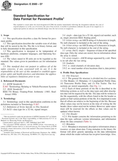 Standards PDF Cover Page