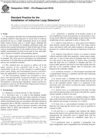 Standards PDF Cover Page