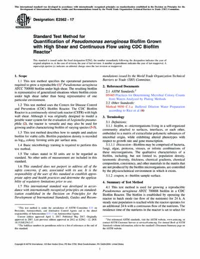 Standards PDF Cover Page