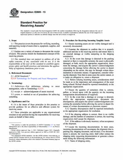 Standards PDF Cover Page