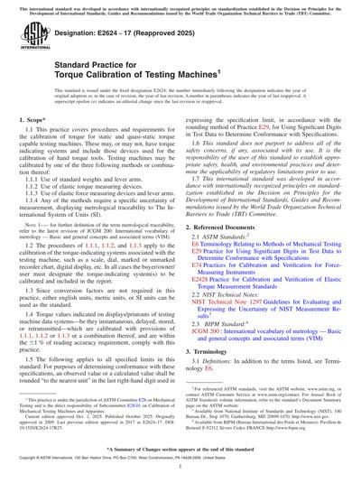 Standards PDF Cover Page