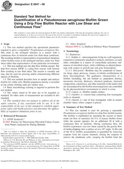 Standards PDF Cover Page