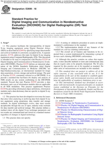 Standards PDF Cover Page