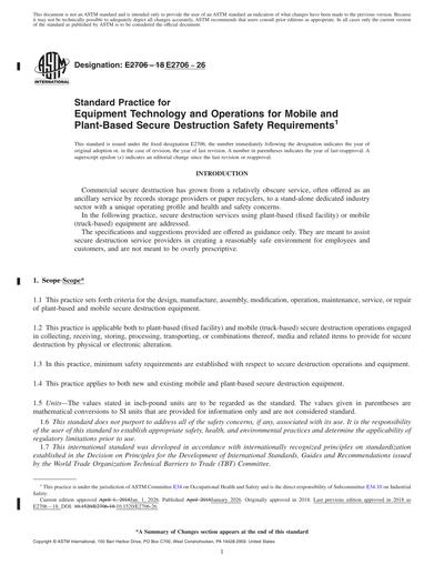 ASTM E2706-26 Red - Standard Practice for Equipment Technology and ...