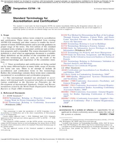 Standards PDF Cover Page