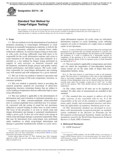 Standards PDF Cover Page