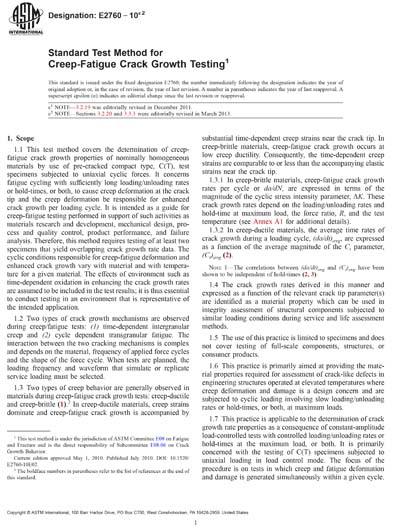 Standards PDF Cover Page