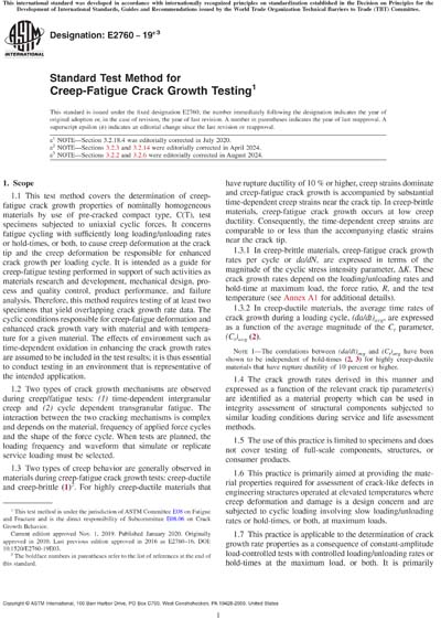 Standards PDF Cover Page