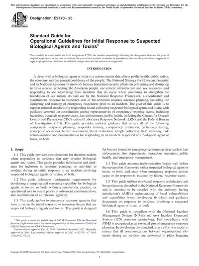 Standards PDF Cover Page