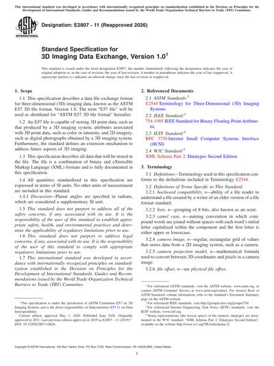 Standards PDF Cover Page