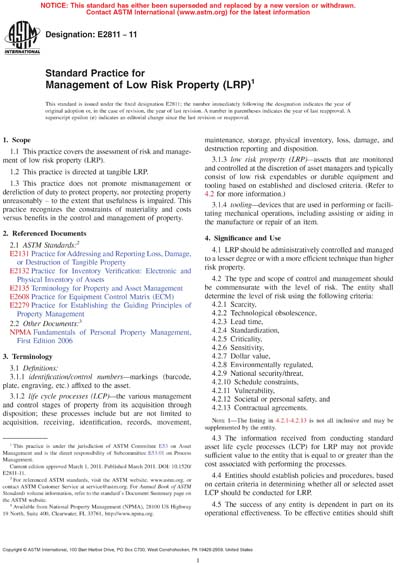 Standards PDF Cover Page