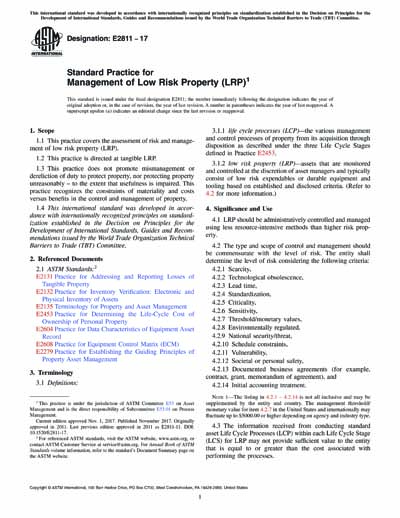 Standards PDF Cover Page