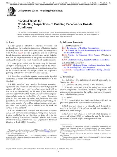 Standards PDF Cover Page