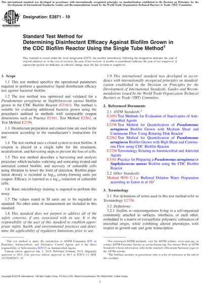 Standards PDF Cover Page