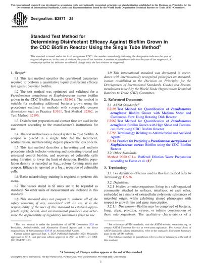 Standards PDF Cover Page
