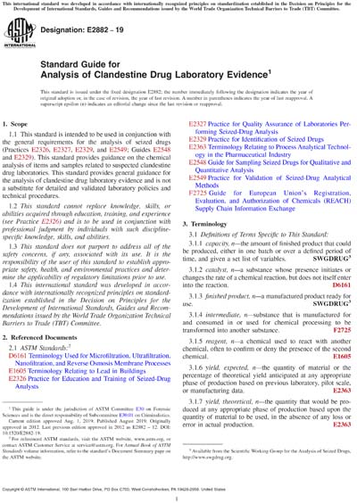 Standards PDF Cover Page