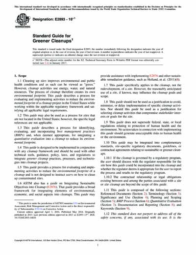 Standards PDF Cover Page