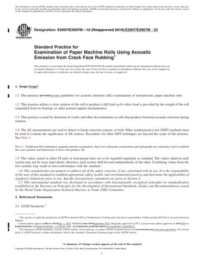 Astm Rounding ASTM E2907/E2907M-25 Red - Standard Practice for Examination of Paper ...