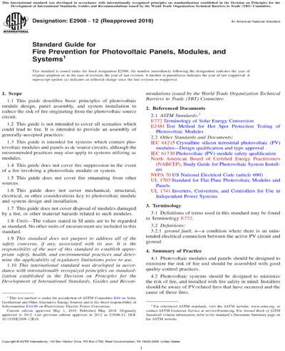 Standards PDF Cover Page