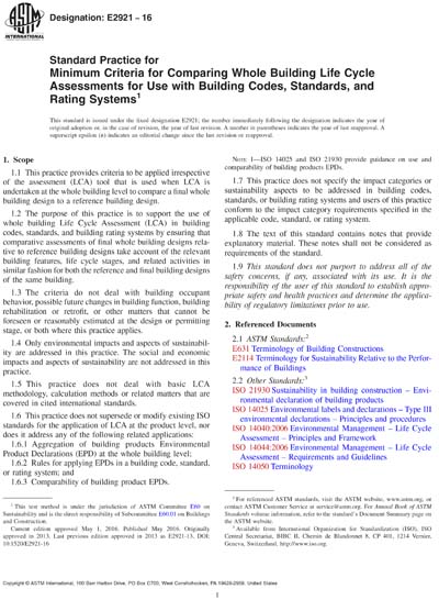 Standards PDF Cover Page
