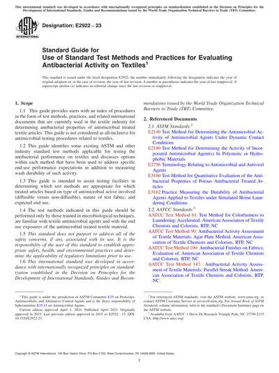 Standards PDF Cover Page