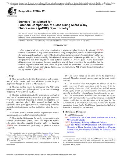 Standards PDF Cover Page