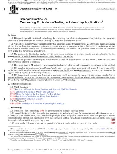 ASTM E2935-17 Red - Standard Practice for Conducting Equivalence ...