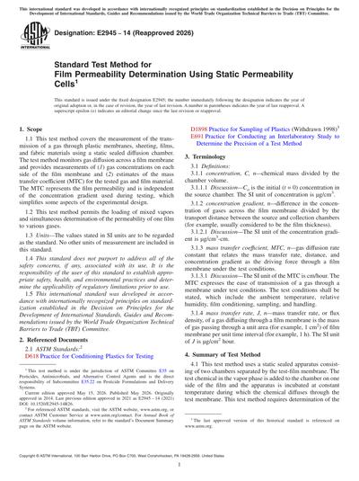 Standards PDF Cover Page
