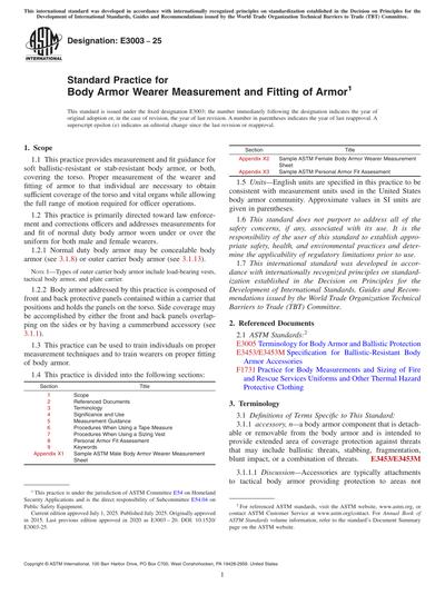 Standards PDF Cover Page