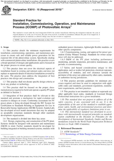 Standards PDF Cover Page