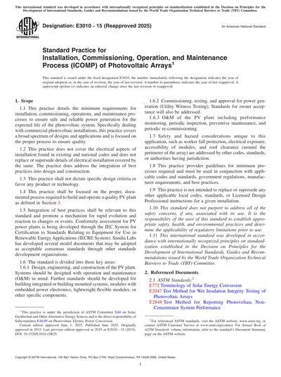 Standards PDF Cover Page
