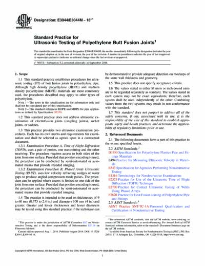 Standards PDF Cover Page