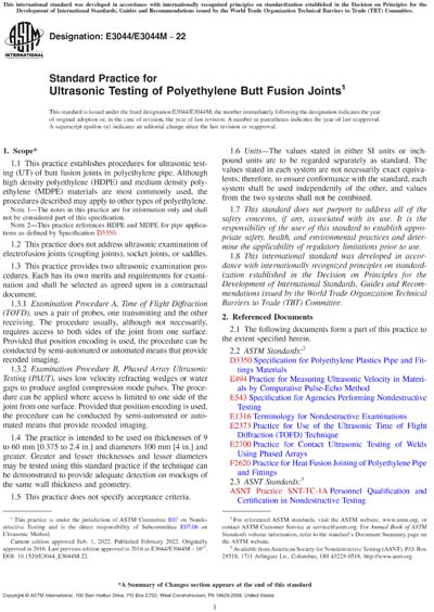 Standards PDF Cover Page