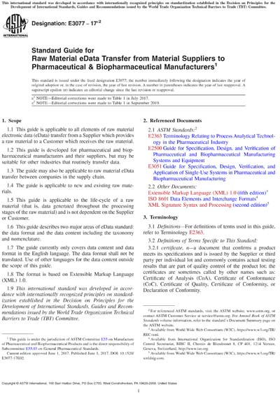 Standards PDF Cover Page