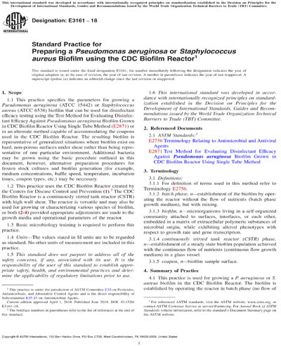 Standards PDF Cover Page