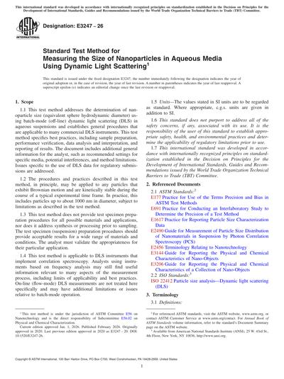 Standards PDF Cover Page