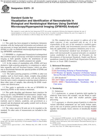 Standards PDF Cover Page