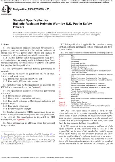 Standards PDF Cover Page