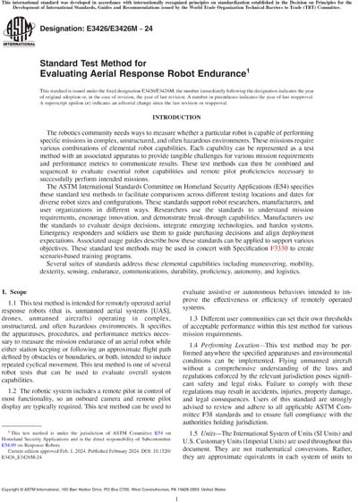 Test Method E336 ASTM E3426/E3426M-24 - Standard Test Method for Evaluating Aerial ...