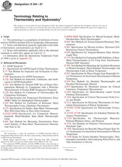 Standards PDF Cover Page